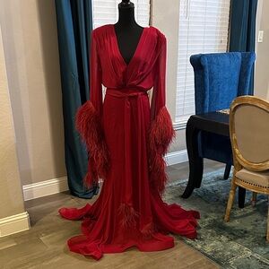 Bronx and Banco Red Maxi Dress